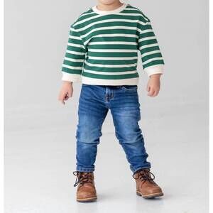 NEW MABEL + HONEY kids' jackson top in green